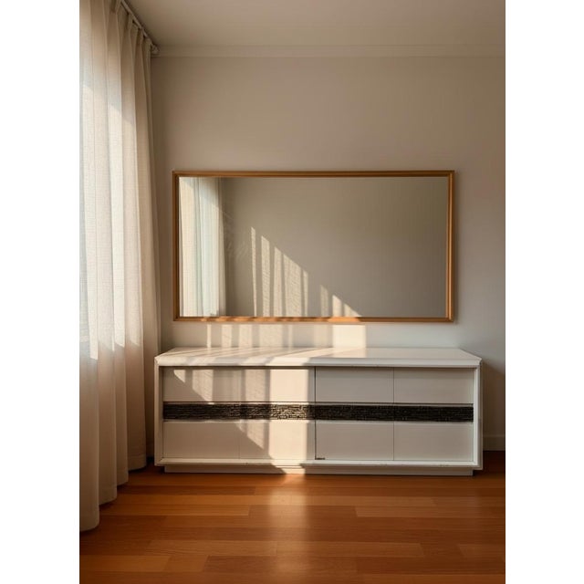 Vintage Italian Sideboard in Wood, 1970s For Sale - Image 9 of 9