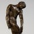 Figurative Bronze Sculpture After Rodin “Adam” – Strong Male Figure, 21” Tall For Sale - Image 3 of 10