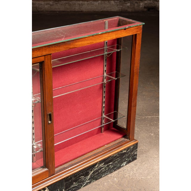 Early 20th Century Red Felt Retail Display Counter For Sale - Image 14 of 16