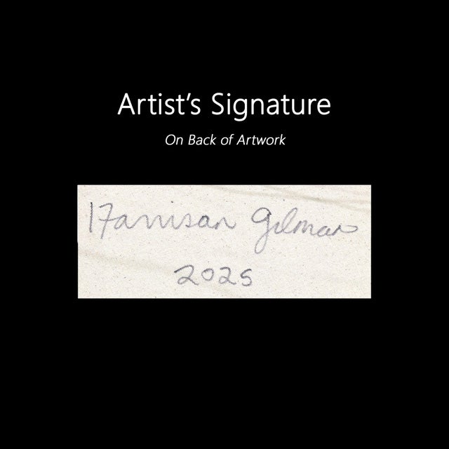 Green Tondo Arboretum - Circular Contemporary Abstract Sage Green Botanical Painting Original Artwork by Harrison Gilman For Sale - Image 8 of 8