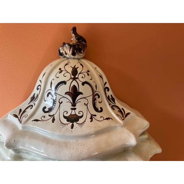 Ceramic Italian Ceramic Lavabo For Sale - Image 7 of 9