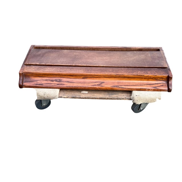 Late 20th Century Late 20th Century Oak Barrister Leaded Top 5 Stack Bookcase For Sale - Image 5 of 17