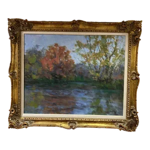Mid 20th Century Impressionist Plein Air Signed Philips