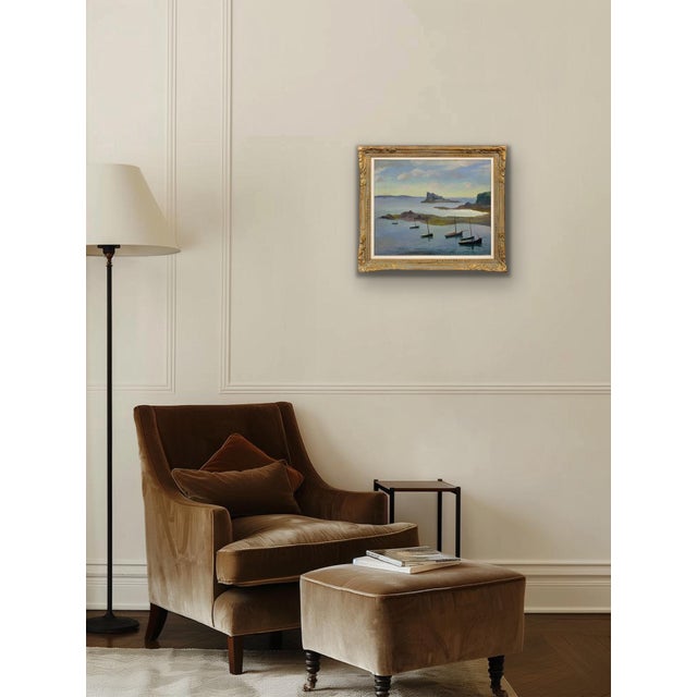 Louis Suire, The Gulf of Morbihan, Brittany, 1927, Oil Painting, Framed For Sale - Image 13 of 18