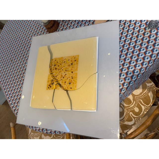 Pair of Italian Art Glass Wall Sconces For Sale - Image 4 of 6