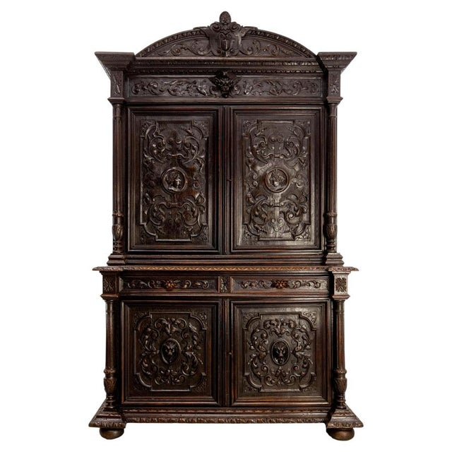 Antique French Oak Cabinet, 1800s For Sale - Image 18 of 18