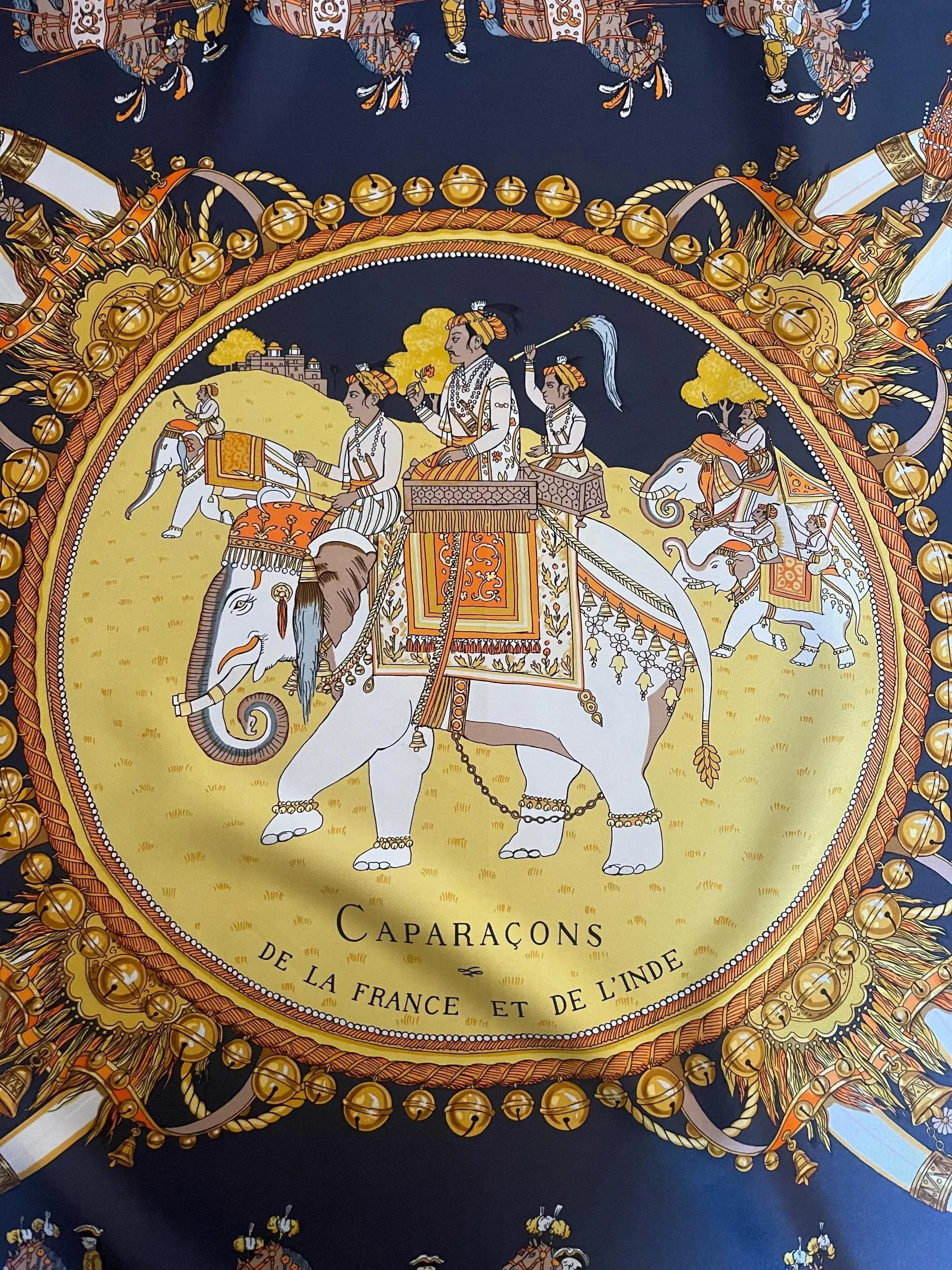 Hermès Scarf “Caparaçons” 1960 | Chairish