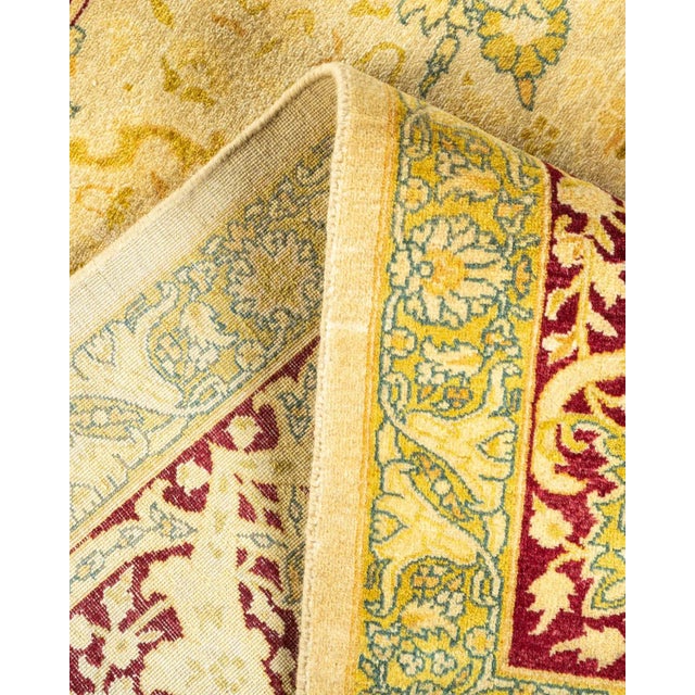 Mogul, One-of-a-Kind Hand-Knotted Area Rug in Ivory, 6' 3" x 8' 10" For Sale In New York - Image 6 of 8