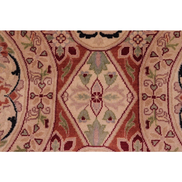1990's Pak-Persian Taupe/Beige Wool Rug - 9'10'' X 12'3'' For Sale In New York - Image 6 of 9