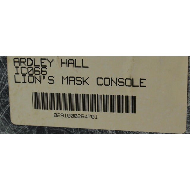 Ardley Hall Marble Top Lion Mask Table For Sale - Image 18 of 18