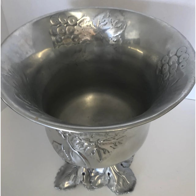 1970s Vintage Embossed Arthur Court Wine Holder For Sale - Image 5 of 7