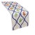 Still Life Fruit & Vegetables Blue Linen Embroidered Ribbon Runner (Size: 15” x 85”) For Sale