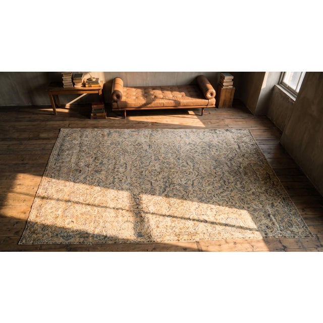 Brown Early 20th Century Persian Kirman Carpet ( 9'10" x 17' - 300 x 518 ) For Sale - Image 8 of 10