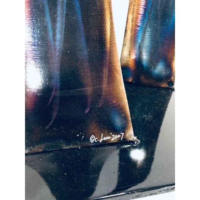 Contemporary Curtis Jere Steel Floor Sculpture, 2007 For Sale - Image 12 of 13