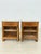 Vintage Wood Bedside Tables, Set of 2 For Sale - Image 3 of 9