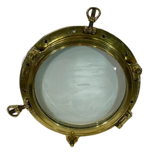 Solid Brass Ships Porthole Highly Polished with Lacquer Finish