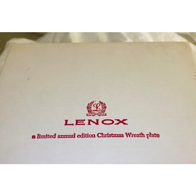 Lenox Lenox Holiday Plate, 1986 For Sale - Image 4 of 7