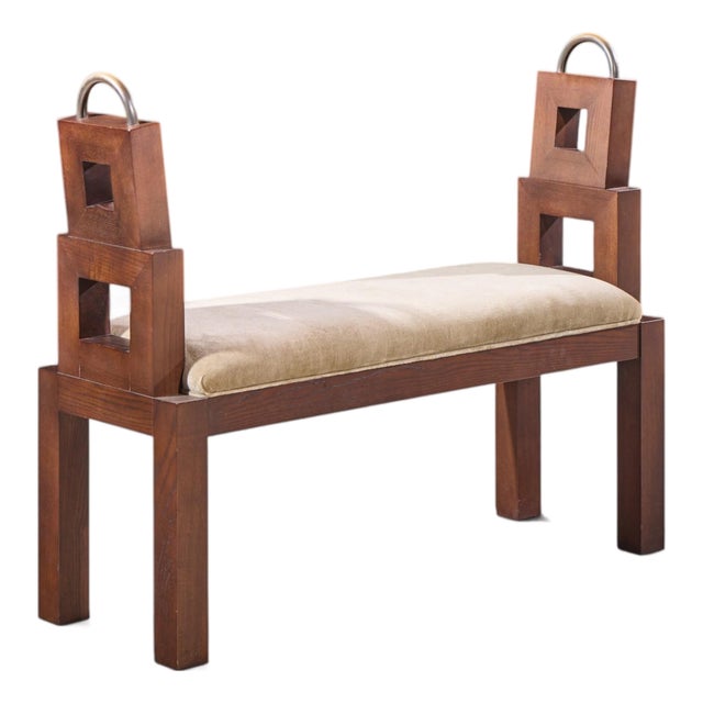 Wendell Castle Mid Century Oak Bench For Sale