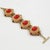Contemporary Chantal Thomass Jeweled Bracelet Pearl and Red Cabochons For Sale - Image 3 of 9