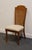SINGER FURNITURE Solid Golden Oak Mediterranean Cane Back Dining Side Chair 505-07 43" High 20.5" Wide 25" Deep Seat:...
