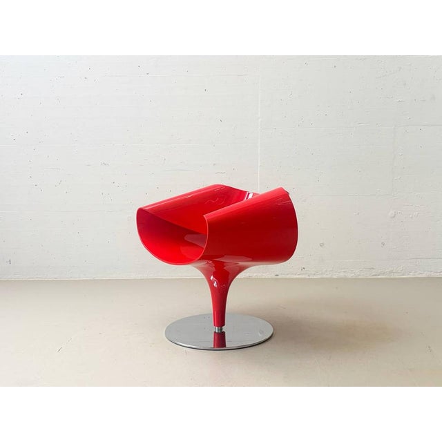 Metal Red PR081 Little Perillo Lounge Chair by Martin Ballendat for Züco For Sale - Image 7 of 16