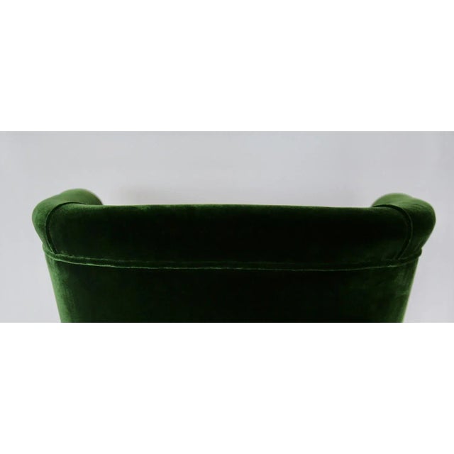 Vintage Art Deco Corbeille Seat in Thuja and Black Lacquered Details, 1932 For Sale - Image 3 of 6