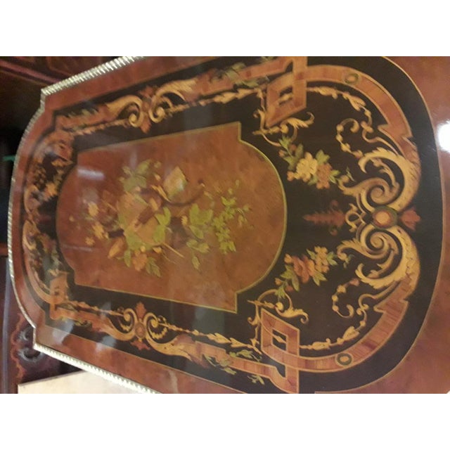 Antique Inlaid Coffee Table, 1860s For Sale - Image 4 of 16