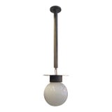 Urban Electric Co. Pipe Hang Opal Glass Pendant Light For Sale