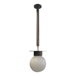 Urban Electric Co. Pipe Hang Opal Glass Pendant Light