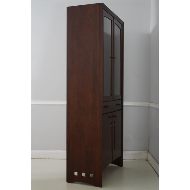 Age: C.2016 Details: Finish No.20 Highlands Cabinet Adjustable Shelves High Quality Construction Lighted Interior Mirrored...