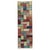 A mid-20th century bright colored Turkish rug with a deco inspired Tetris game mosaic style design. You can have some fun...