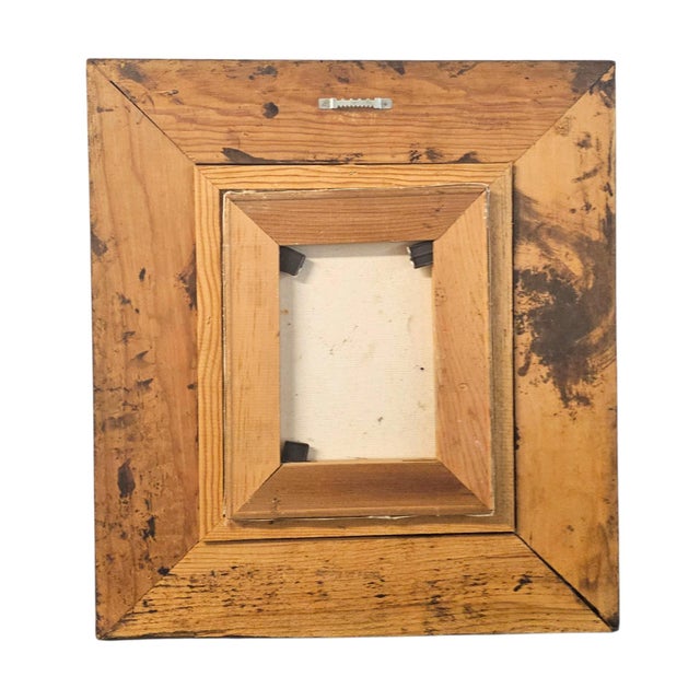 Pair Signed M. Clark Coastal Landscape Oil Paintings in Carved Gilt Frames 18.5" For Sale - Image 17 of 17
