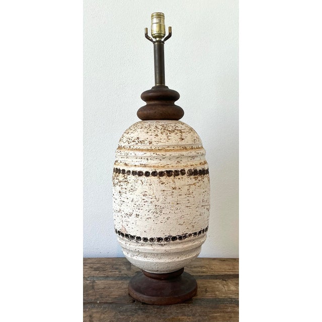 Vintage MCM Lava Glaze Lamp For Sale In West Palm - Image 6 of 12