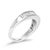 Haus of Brilliance 14K White Gold Alternating 1.0 Cttw Round and Baguette Diamond Channel Band Ring, Size 7 For Sale - Image 4 of 6