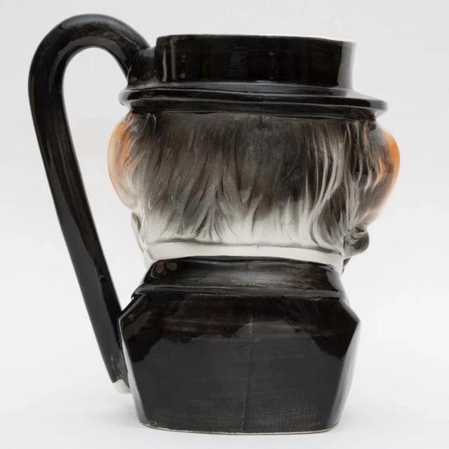 Mid 20th Century Mid Century Vintage English Chimpanzee Toby Style Mug For Sale - Image 5 of 12