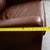 Mid Century Danish Modern Lounge Chair Brown Leather Arm Denmark MCM Armchair For Sale - Image 11 of 11