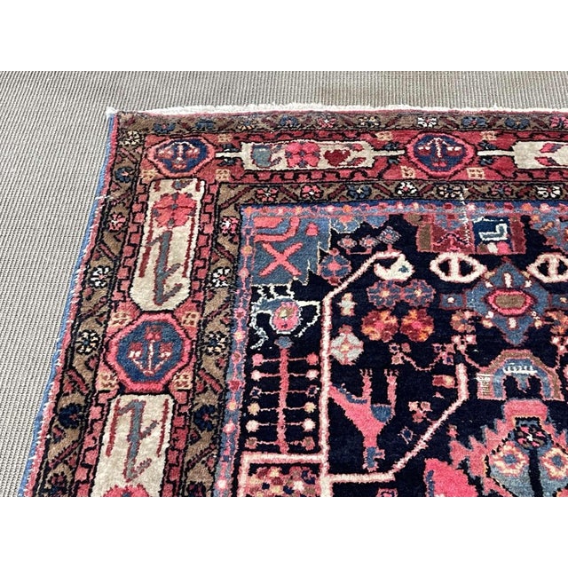 Textile Handmade Iranian Wool Rug For Sale - Image 7 of 14