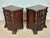 Wood Pair of Carved Wood Bedside Cabinets, 1930s For Sale - Image 7 of 18