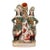 19th Century Staffordshire Spill Vase With Two Figures and a Dog For Sale