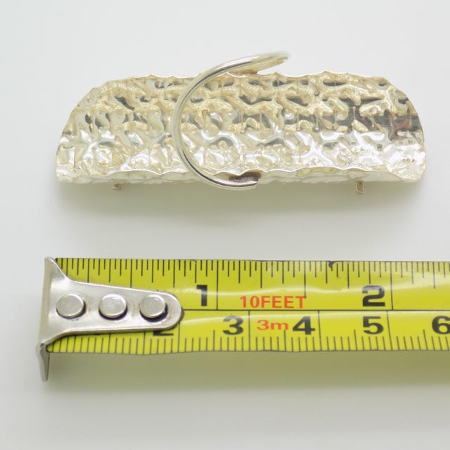 Vintage Italian Handmade Genuine Silver Table Centerpiece Dollhouse Miniature For Sale - Image 10 of 10