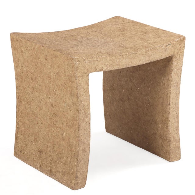 Pair of French Paper Mâché Stools, C. 1980. For Sale - Image 4 of 6