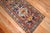 Textile Zabihi Collection Antique Navy Blue Narrow Heriz Runner - 2'3" x 8'6" For Sale - Image 7 of 11