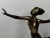 Metal Original Art Deco Bronze Sculpture Dancing Graceful Ballerina by Josef Lorenz Circa 1925 on Onyx Plinth For Sale - Image 7 of 12