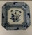 Antique Japanese Blue and White Octagonal Plate With Floral Design For Sale - Image 11 of 18