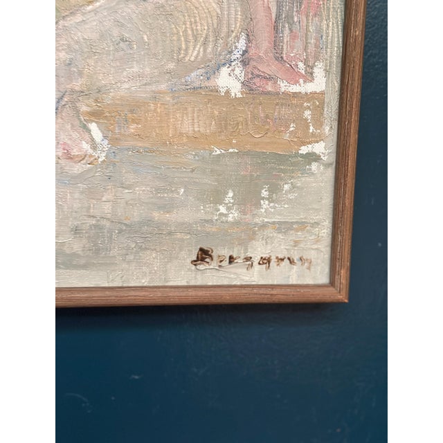 Berggren, Nude Figures, 1960s, Oil Painting on Canvas, Framed For Sale - Image 9 of 16