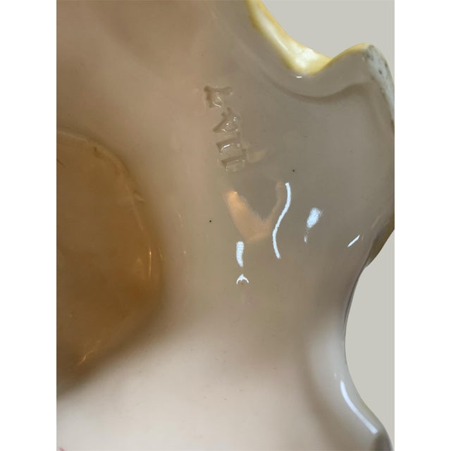 19th Century Art Nouveau Teplitz Little Girl With Ball and Shell Signed RStK For Sale - Image 10 of 10