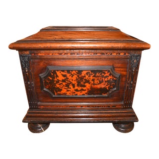19th C. Italian Rosewood Oversized Box For Sale