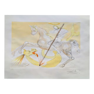 Salvador Dali, Nude, Saint George and the Dragon, 1974, Etching For Sale