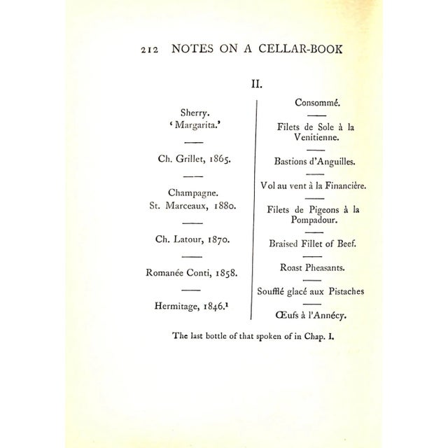 Paper "Notes on a Cellar-Book" 1931 Saintsbury, George For Sale - Image 7 of 7