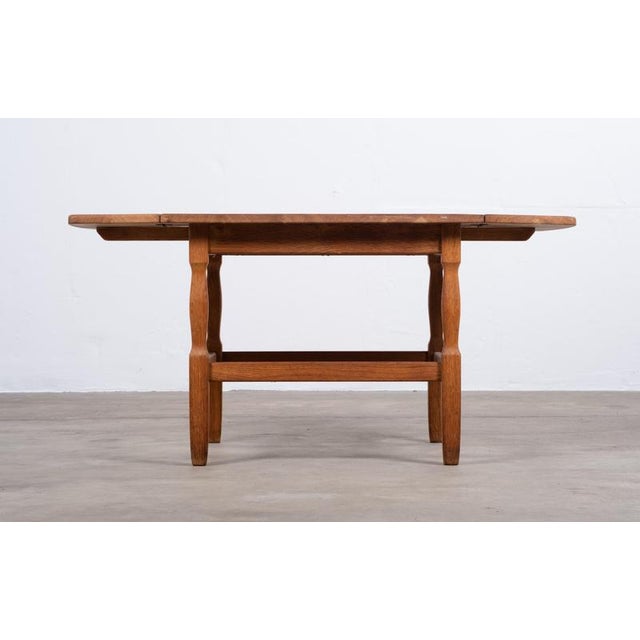 Square Oak Coffee Table by Henning Kjærnulf, Denmark, 1960 For Sale - Image 6 of 9